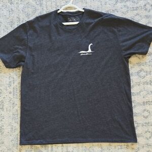 Eddie Bauer Men's Dark Blue Short Sleeve Tee